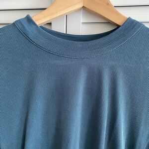 Free People sueded ribbed top